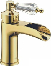 Boheme Смеситель для раковины Vogue, золото\кристаллы 211-SW