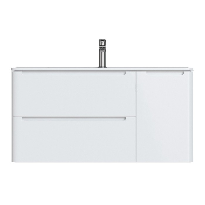 Приобрести iddis тумба подвесная edifice с раковиной 100 см. белая edi10w1i95k