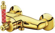 Boheme Смеситель для душа Vogue, золото\красный 214-MR-R