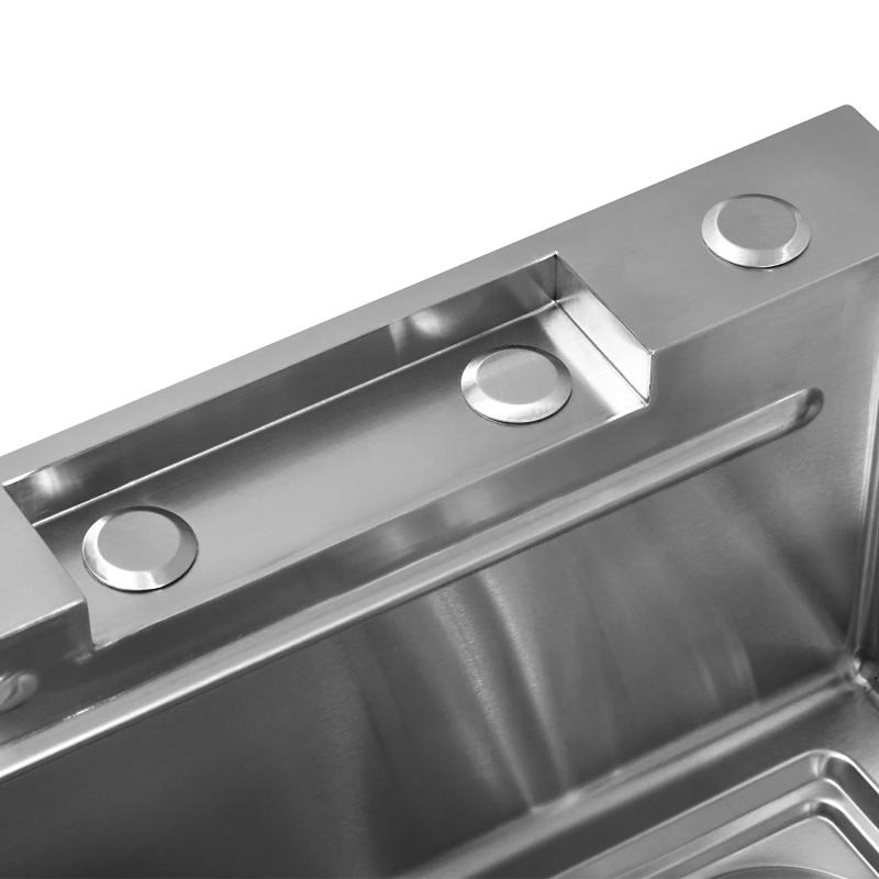 Приобрести gerhans кухонная мойка 75х45 см, функциональная, сатин