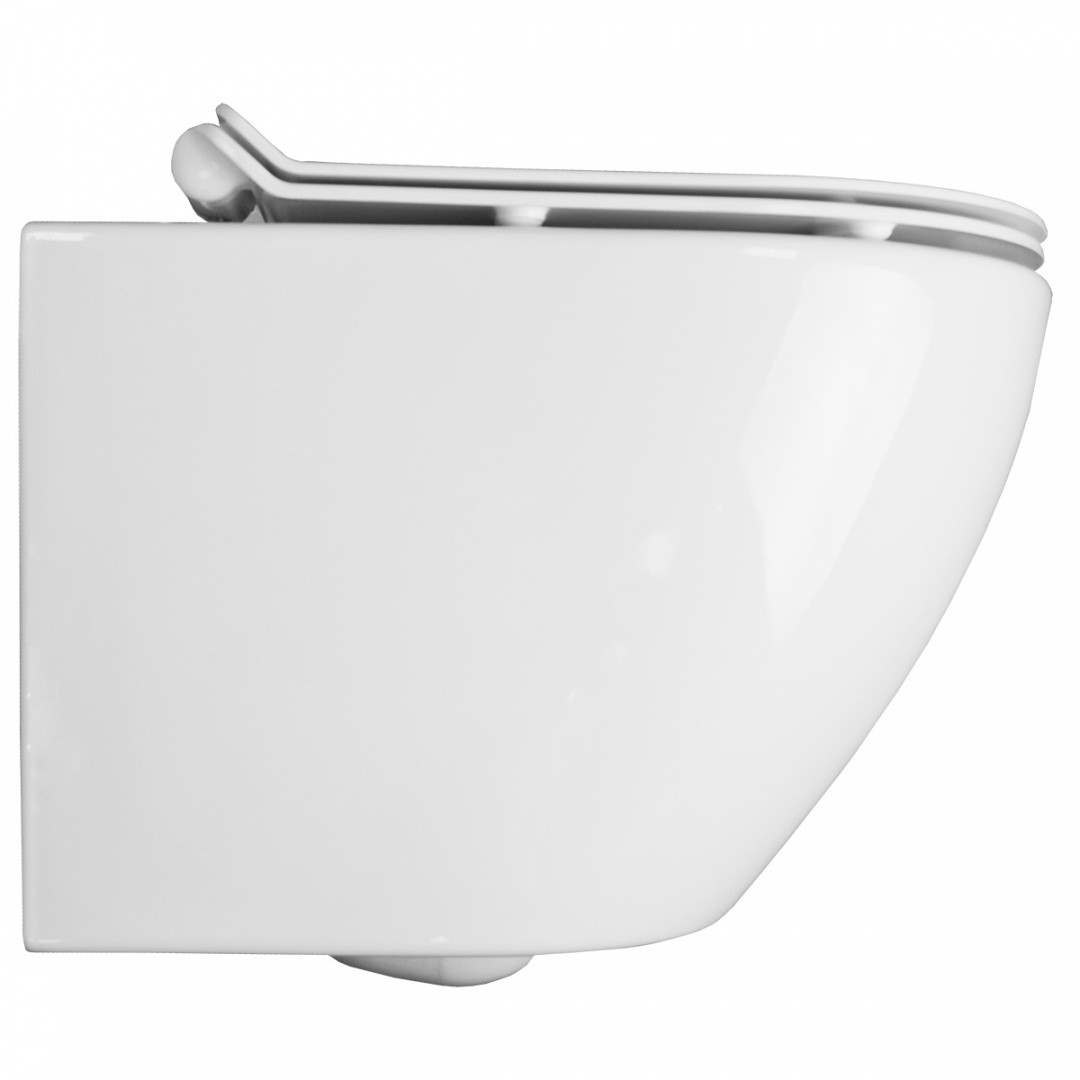 Приобрести azario унитаз подвесной fora, безободковый с крышкой микролифт az-0067