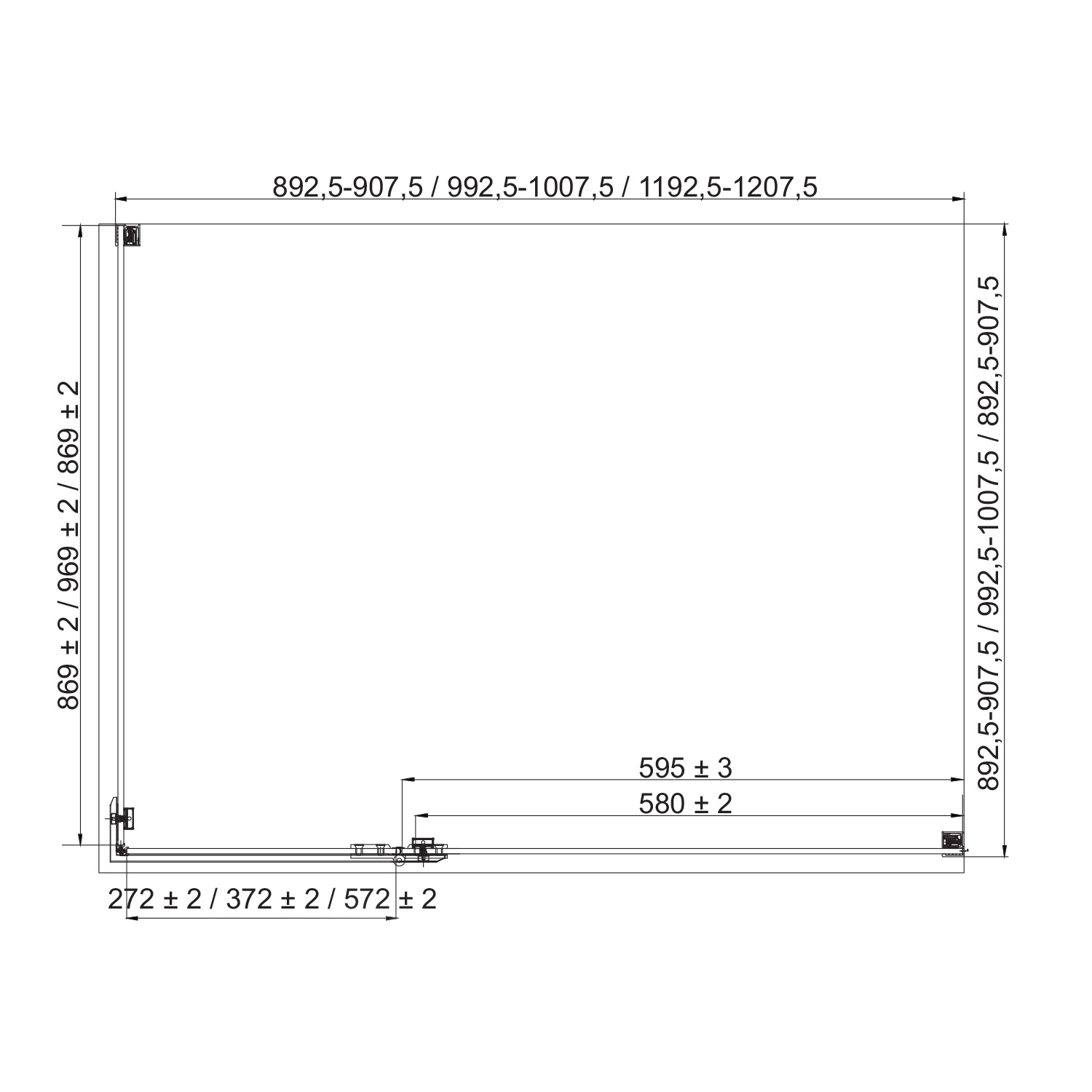 Приобрести mirsant душевое ограждение next black 100х100 см, черное ут000068763