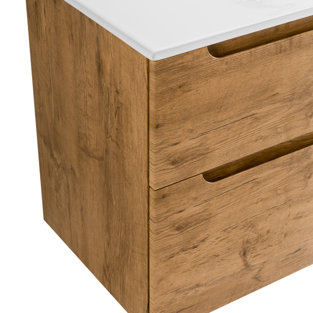 Приобрести belbagno тумба с раковиной etna-h60 100 см, подвесная b rovere nature, белая раковина