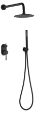 Boheme Душевая система Uno, встраиваемая, черная 464-B