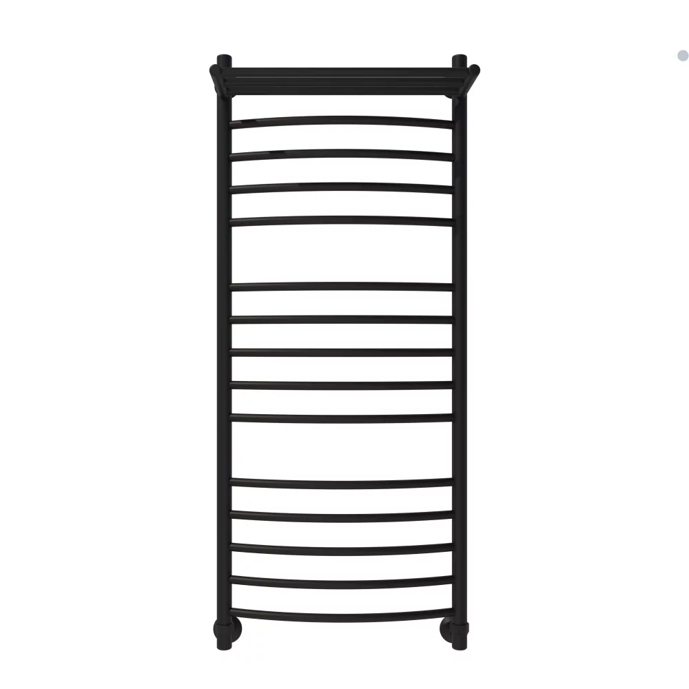 Приобрести veconi полотенцесушитель водяной nemi-b 50х120 см, черный n12050b-b