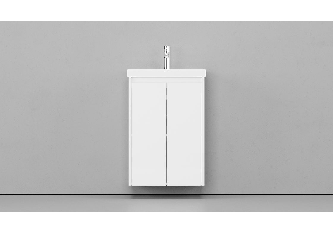 Приобрести тумба подвесная с раковиной velvex klaufs 50 см tpkla.50.2d-616.216, белый