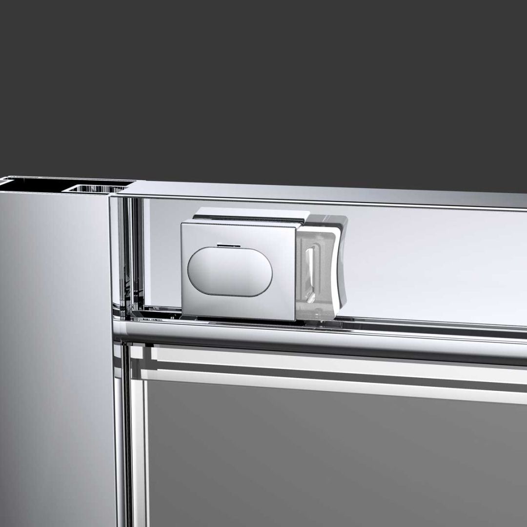 Приобрести vincea душевая дверь alpha 180 см, прозрачное, хром vds-3al2180cl