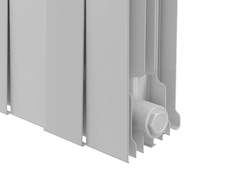 Приобрести royal thermo радиатор биметаллический pianoforte 300 /bianco traffico ( белый ) - 6 секц.