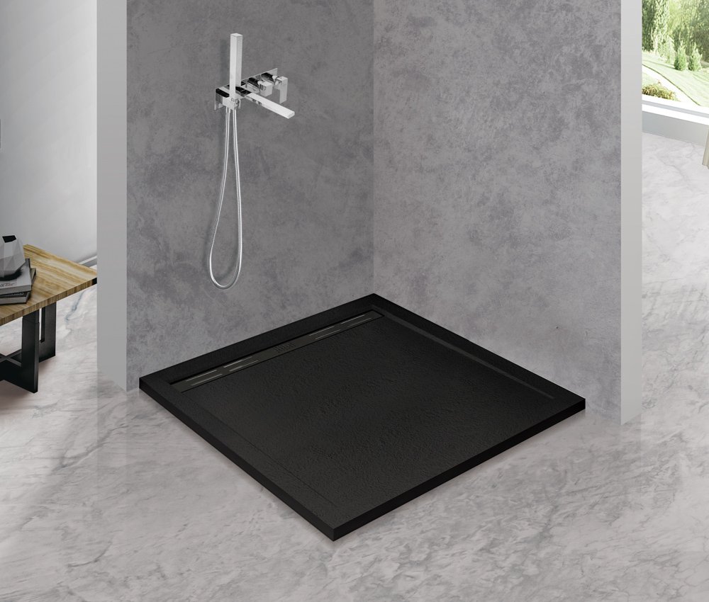 Приобрести cezares поддон из искусственного камня tray 100х100см tray-as-a-100-30-nero