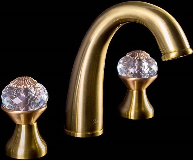 Приобрести boheme смеситель для раковины flora, врезной, бронза 317-fl