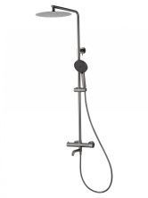 Душевая система с термостатом WONZON & WOGHAND STICK, Темный графит (WW-88739903-BGM)