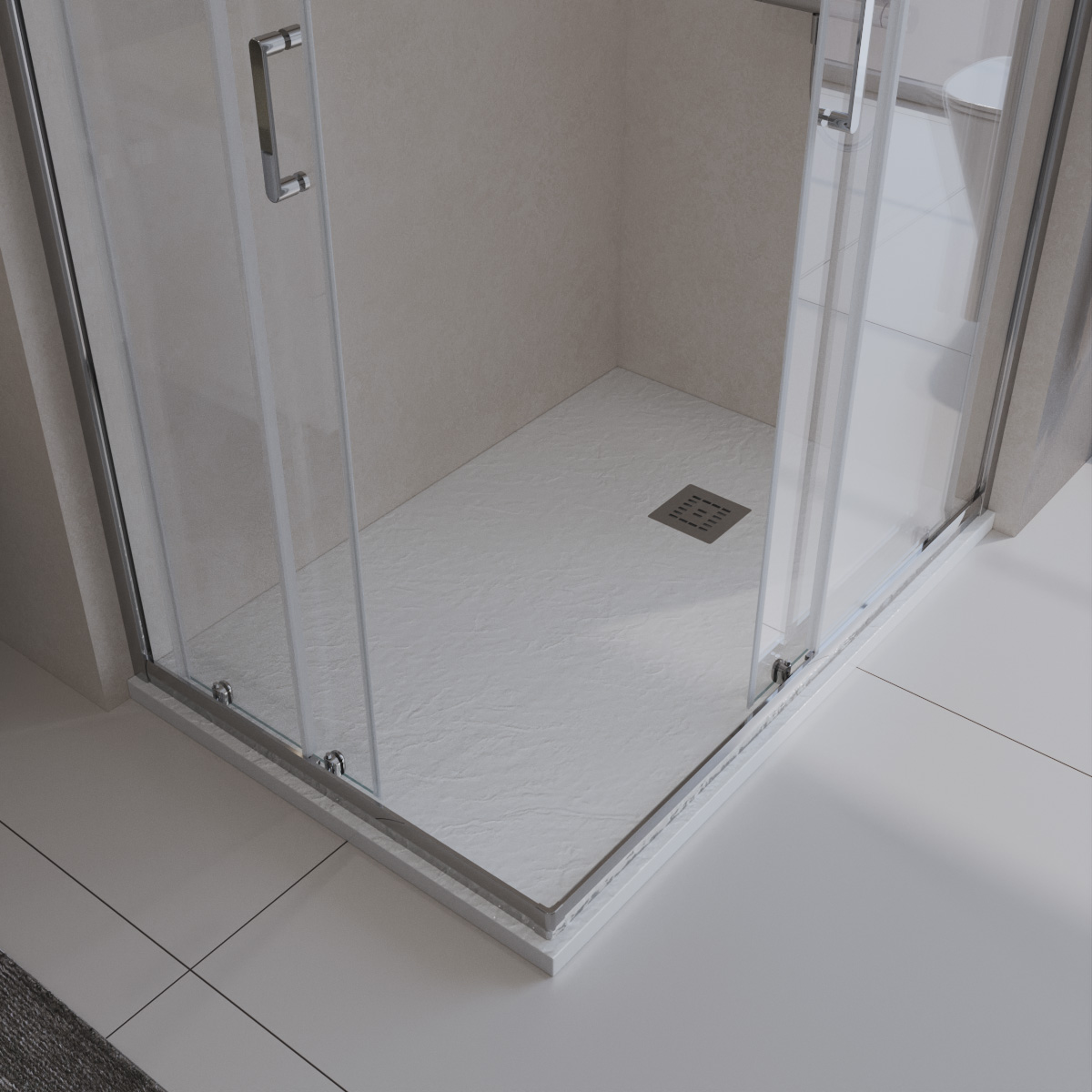 Приобрести belbagno душевой поддон 120х90 см, искусственный мрамор, сифон uno tray-mr-uno-ah-120/90-35-w-cr