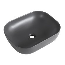 BelBagno Накладная раковина 50х40 см, серая матовая BB1302-H311