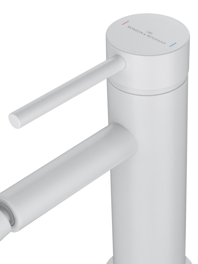 Приобрести смеситель для биде wonzon & woghand stick, белый матовый (ww-88339017-mw)