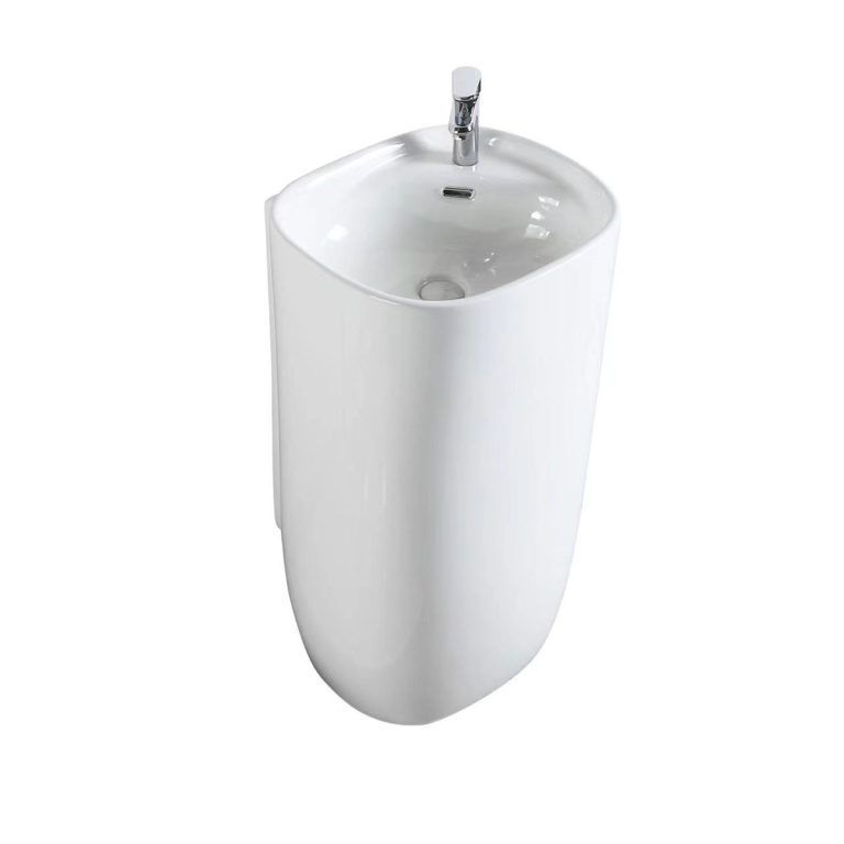 Приобрести vincea раковина напольная 50х46 см, белая vbs-2p202