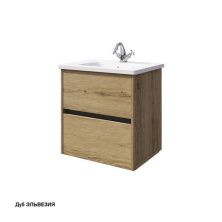 Caprigo Тумба с раковиной SEATTLE 60 см, дуб эльвезия, экошпон