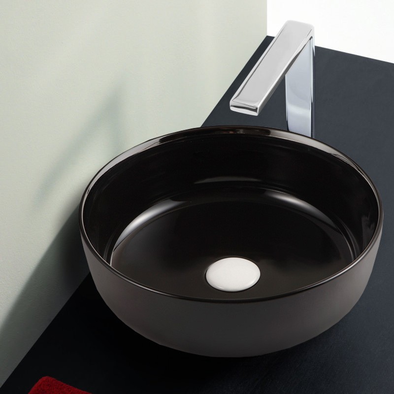 Приобрести azario раковина накладная 38,5х38,5 см, ультратонкая, черная az-4003