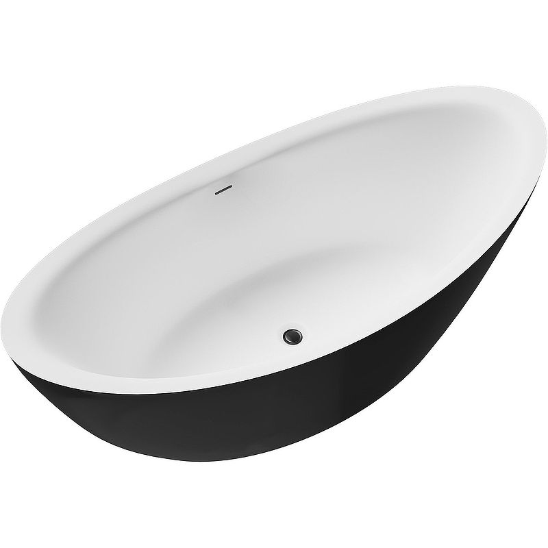 Приобрести grossman отдельностоящая ванна galaxy 180x85 см, черная матовая gr-1402mb