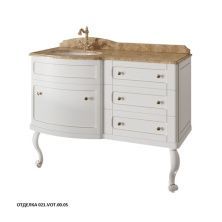 Caprigo Тумба с раковиной IMPERIO 120 см, левая, голубая, эмаль