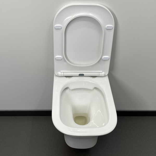 Приобрести comforty подвесной унитаз 110 безободковый, сиденье дюропласт softclose тонкое, быстросъёмное