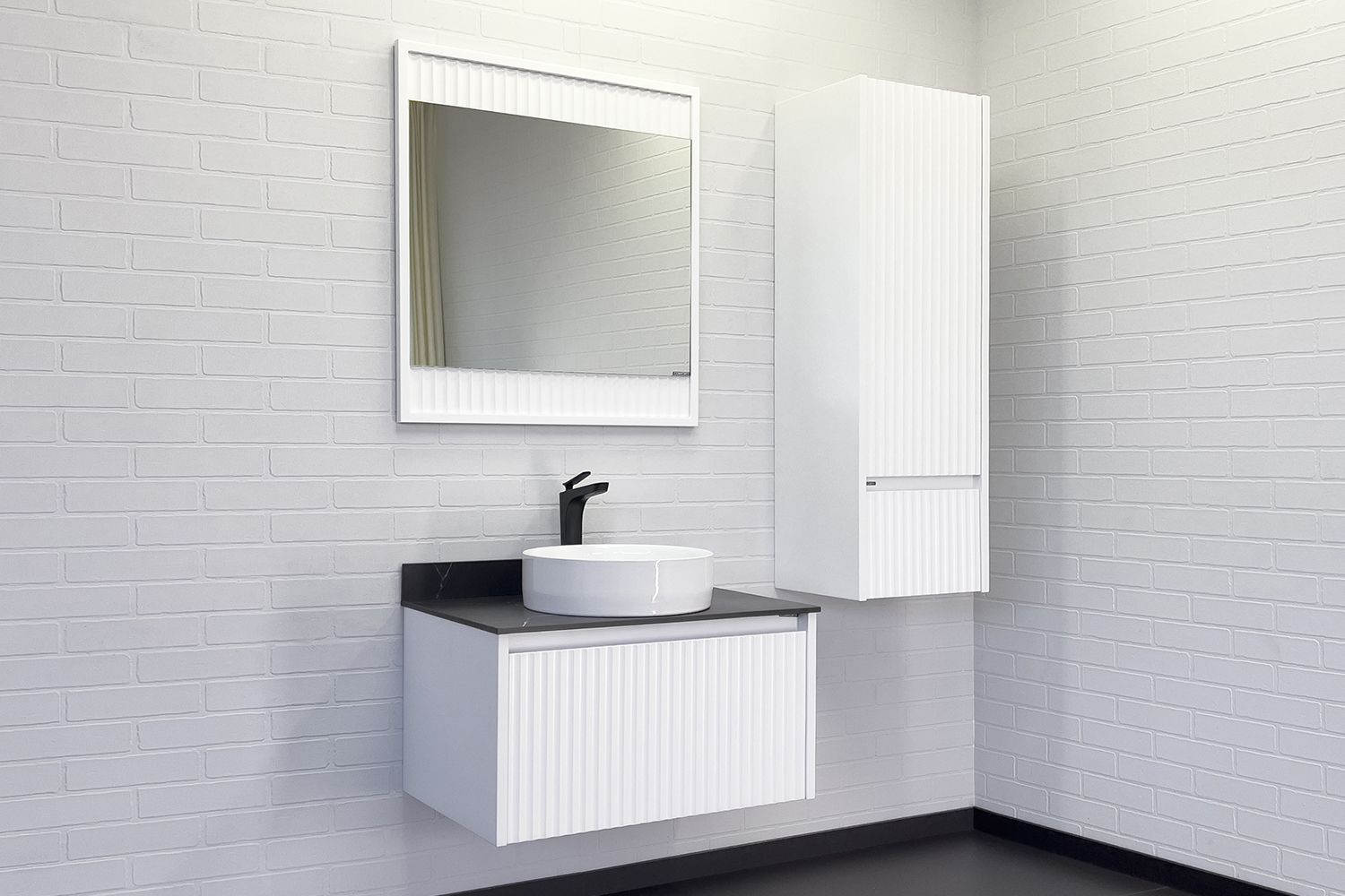 Приобрести сomforty зеркало марсель-75 с подсветкой, белое матовое