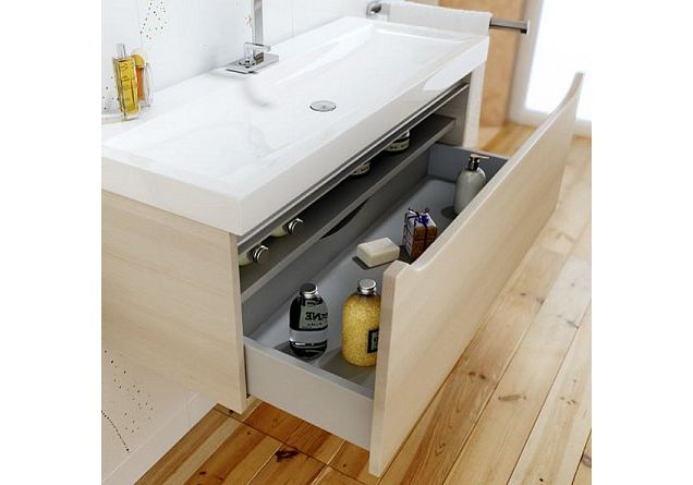 Приобрести тумба подвесная с раковиной aqwella verona 80 см ver.01.08/а, акация