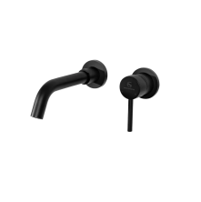 Grocenberg Встраиваемый смеситель для раковины, черный матовый GB511BL