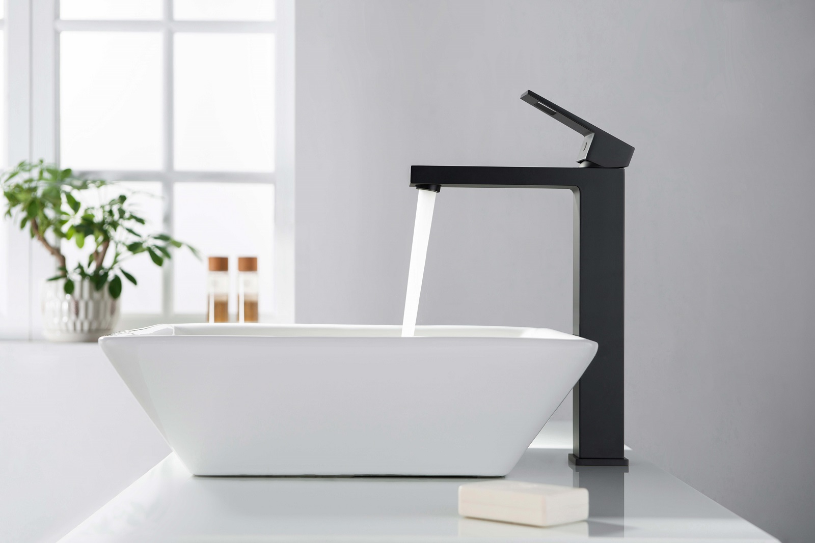 Приобрести смеситель для раковины-чаши timo briana 7111/03f черный