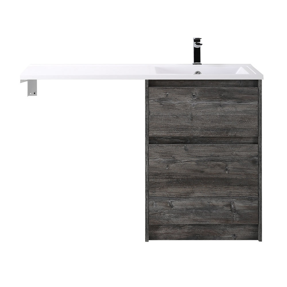 Приобрести belbagno тумба с раковиной kraft 120 см, напольная kraft-lvd-58/120-r pino pasadena, белая раковина