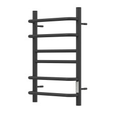 Полотенцесушитель электрический Point 400х600 Сатурн П6, черный PN90846B