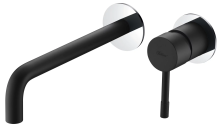 Boheme Смеситель для раковины Uno, настенный, черный\хром 465-BCR