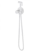 Смеситель с гигиеническим душем и термостатом встраиваемый WONZON & WOGHAND, Белый матовый (WW-88829909-MW)