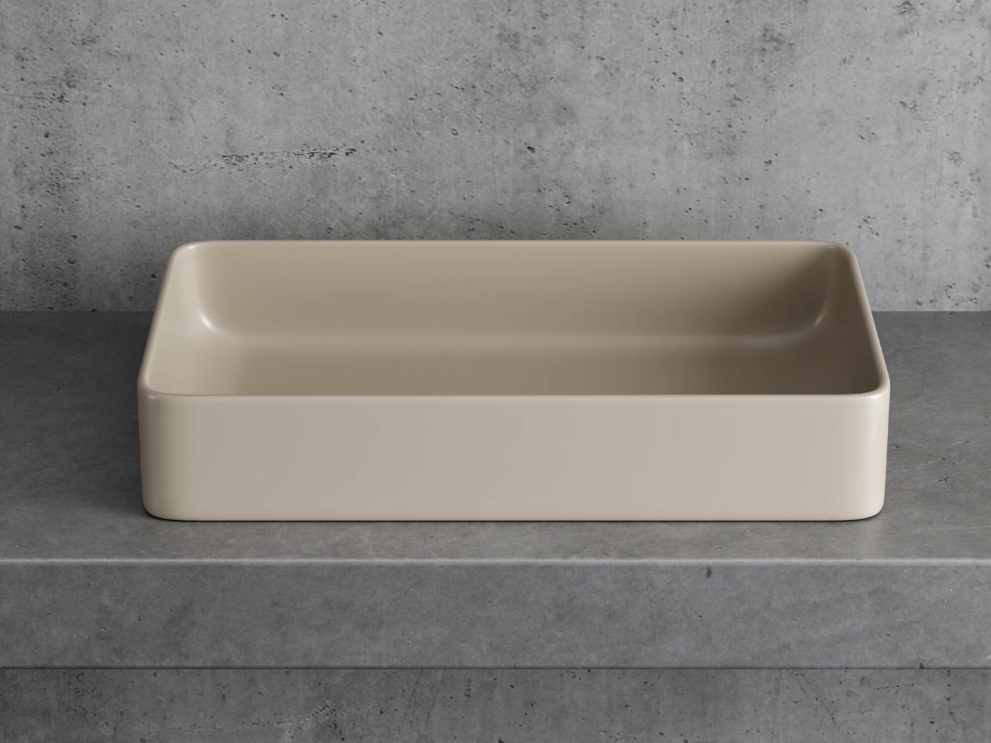 Приобрести hayzburg накладная раковина чаша 61х35 см, капучино матовый hb-0038mc