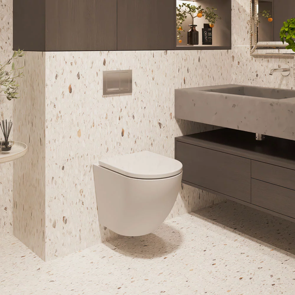 Приобрести veconi унитаз подвесной tondo rimless белый vcn1-52r