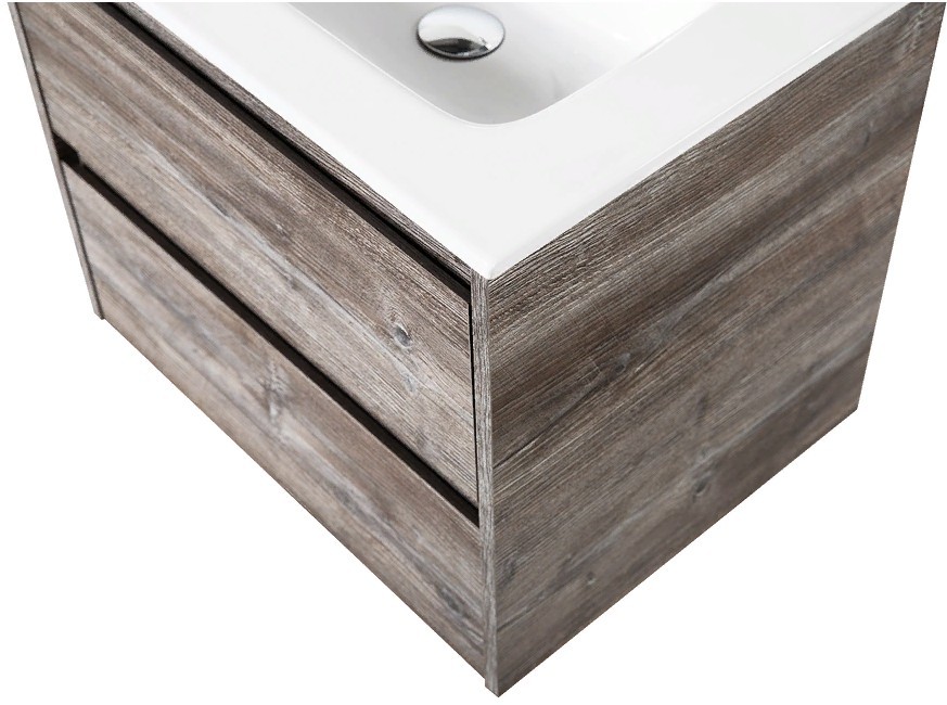 Приобрести тумба подвесная с раковиной belbagno kraft-600-2c-so-pp 60 см, pino pasadena