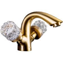 Boheme Смеситель для раковины Crystal, бронза\кристаллы 311-CRST
