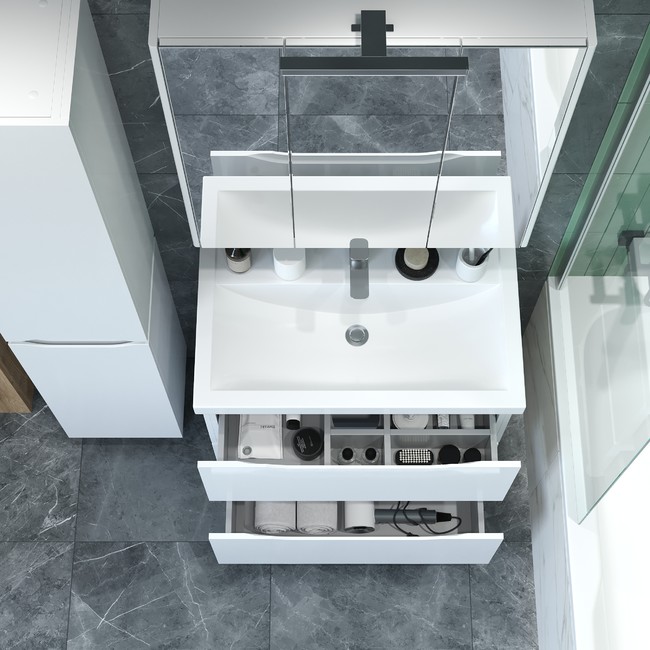 Приобрести briz тумба напольная milana 60 см, белая, т8-60