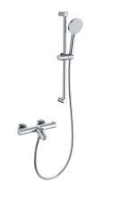 Смеситель для ванны с душевым гарнитуром и термостатом WONZON & WOGHAND, Хром (WW-C2002-A-CR)