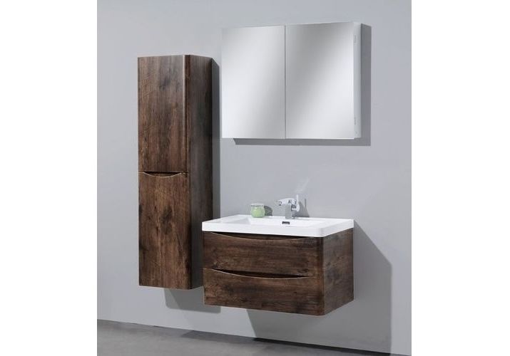 Приобрести пенал подвесной belbagno ancona-n-1700-2a-sc-rw-l 35 см, левый, темный дуб