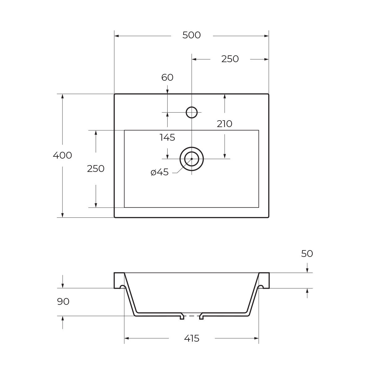 Приобрести belbagno тумба с раковиной pietra mini 50 см, подвесная 50as stucco cemento, белая раковина