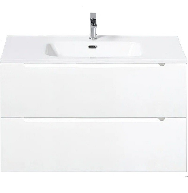 Приобрести тумба подвесная с раковиной belbagno etna-900-2c-so-bl-p 90 см, bianco lucido