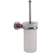 Boheme Ершик для унитаза Murano, хром\красный 10913-R-CR