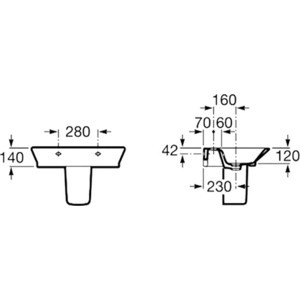 Приобрести полупьедестал roca gap 7.3374.7.100.0