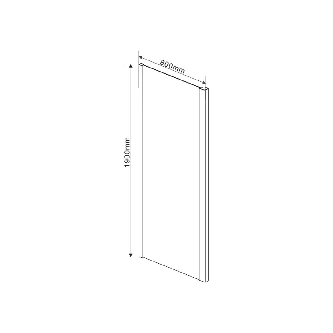 Приобрести vincea душевое ограждение intra 80\90х80 см, текстурное, хром vsr-1i809080ch
