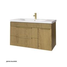 Caprigo Тумба с раковиной MONBAR -Albero 100 см, правая, дюна, шпон