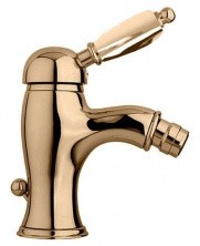 CEZARES Смеситель для биде ELITE с донным клапаном, бронза ELITE-BSM1-02-M