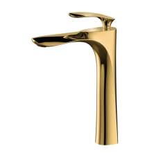 Grocenberg Смеситель для раковины, высокий, золото GB3001GO