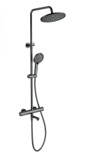 Душевая система с термостатом WONZON & WOGHAND, Темный графит (WW-B3069-BGG)