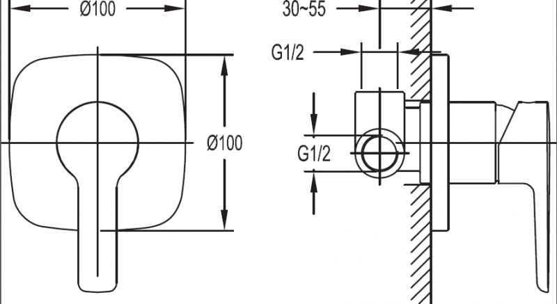 Приобрести cezares смеситель скрытого монтажа tesoro, хром tesoro-f-dim-01