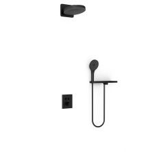 Vincea Встраиваемая душевая система Inspire, черная матовая VSFW-3I21T1RMB